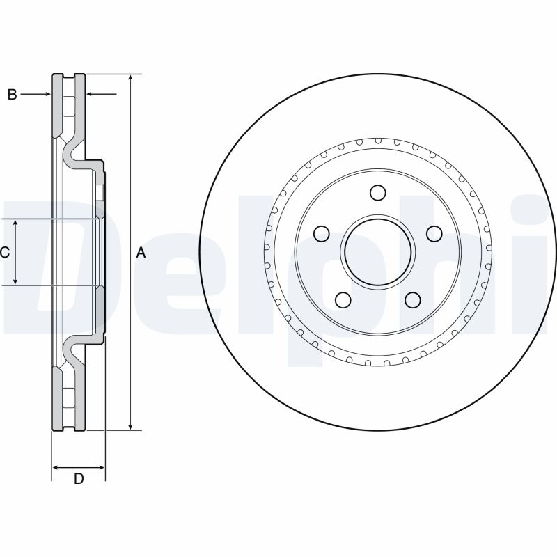 Discofreno - BG9213C DELPHI