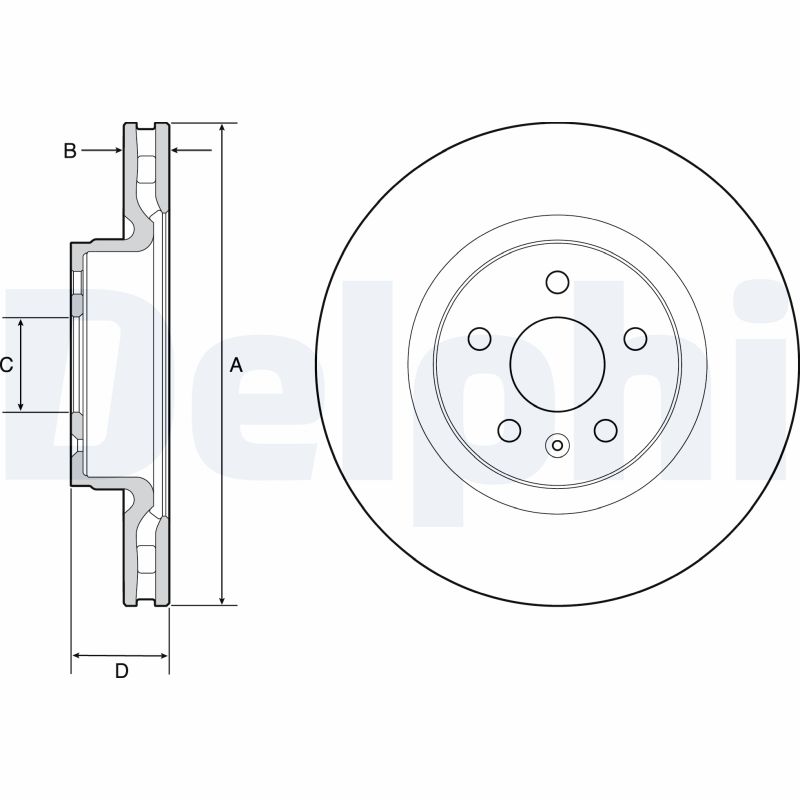 Brake Disc - BG9220C DELPHI