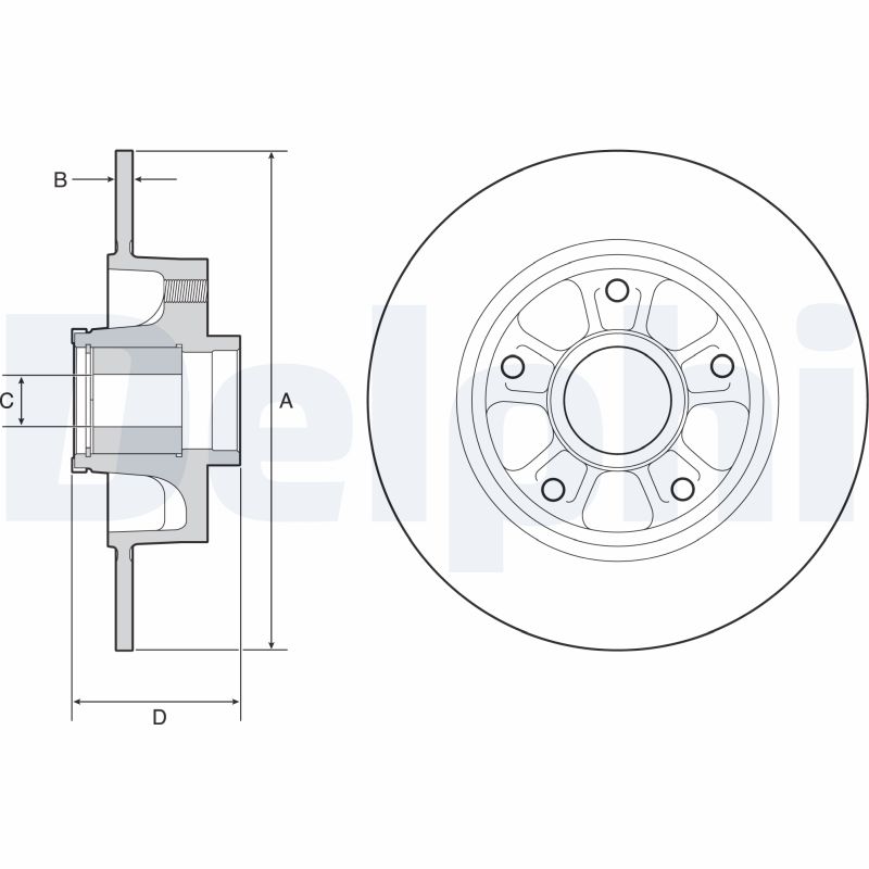 Discofreno - BG9230RSC DELPHI