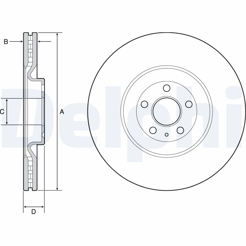 Discofreno - BG9233C DELPHI
