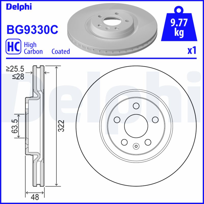 Discofreno - BG9330C DELPHI