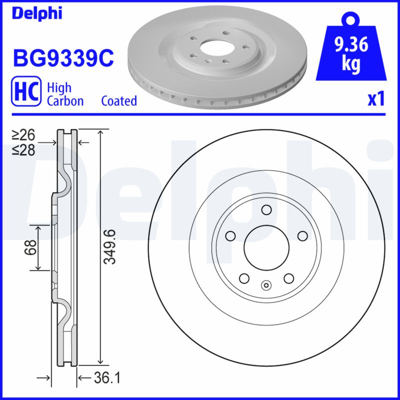 Discofreno - BG9339C DELPHI