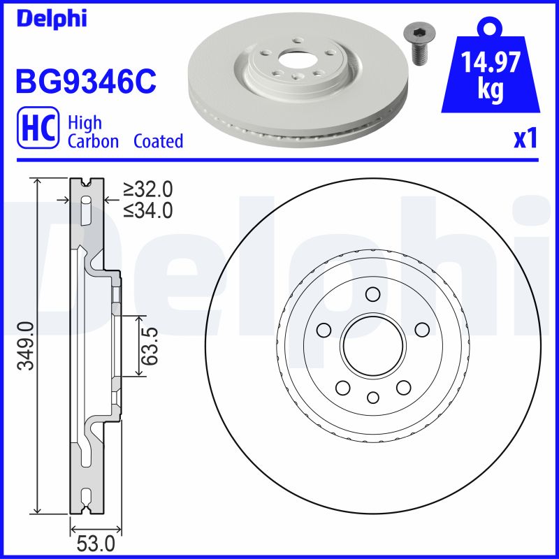 Discofreno - BG9346C DELPHI