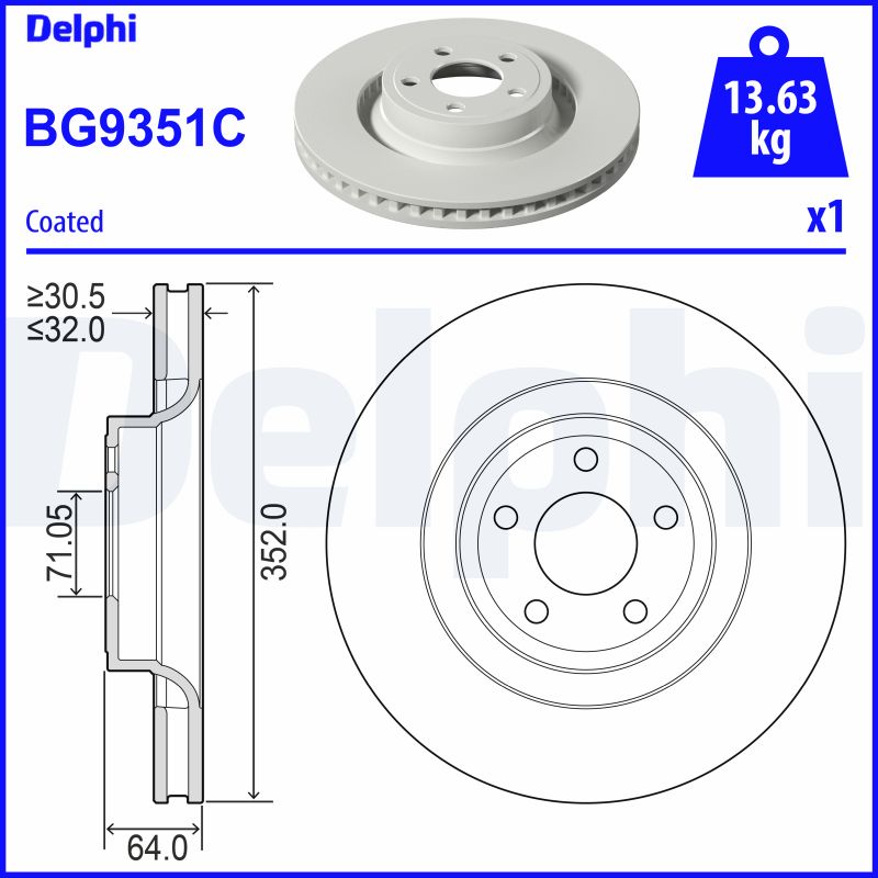 Discofreno - BG9351C DELPHI