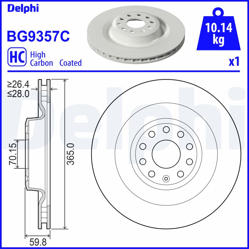Discofreno - BG9357C DELPHI