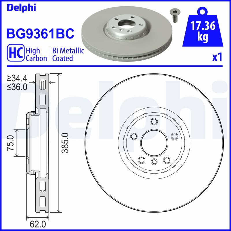 Discofreno - BG9361BC DELPHI