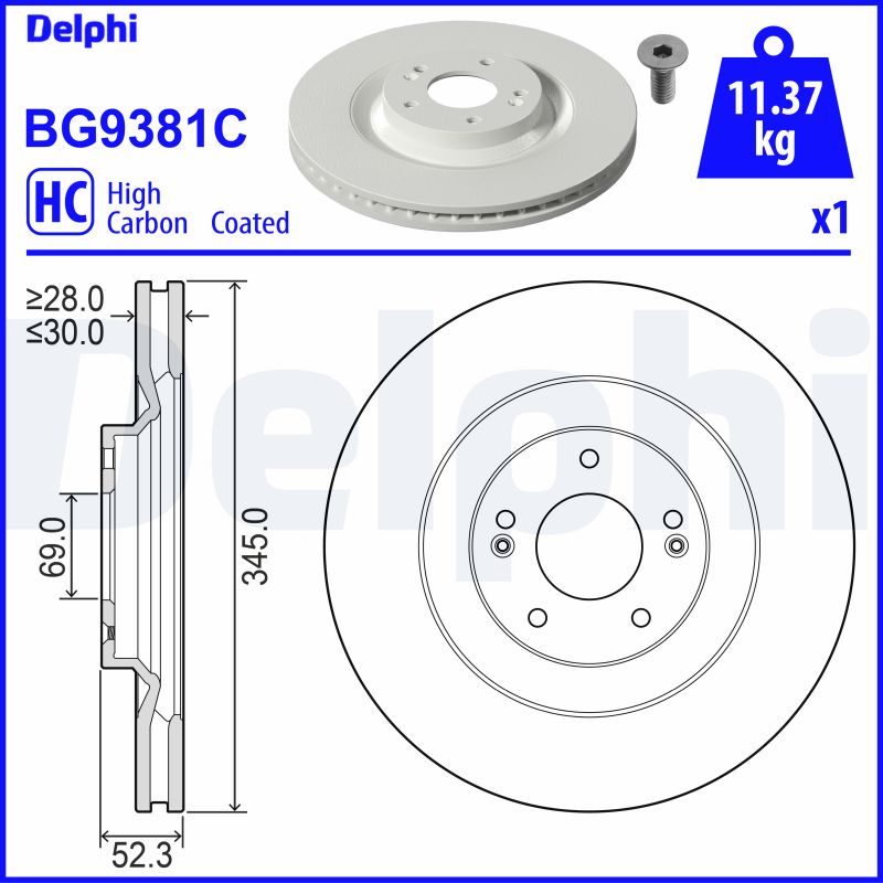 Discofreno - BG9381C DELPHI