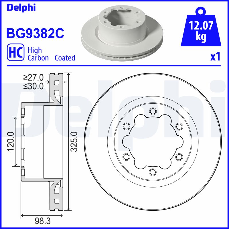 Discofreno - BG9382C DELPHI