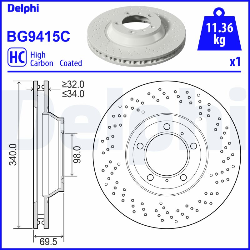 Discofreno - BG9415C DELPHI