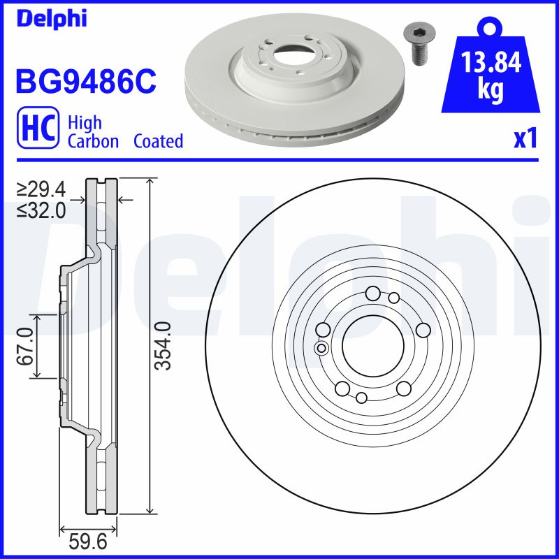 Discofreno - BG9486C DELPHI