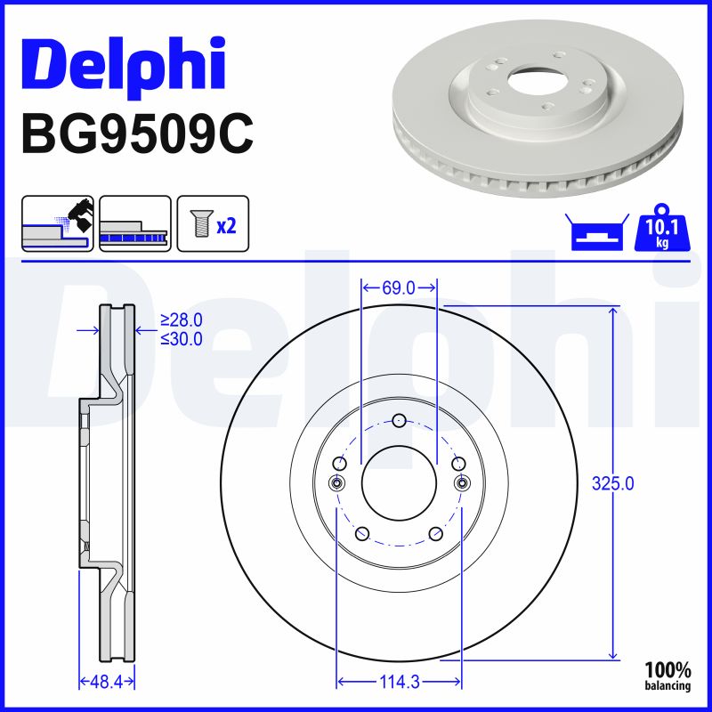 Discofreno - BG9509C DELPHI