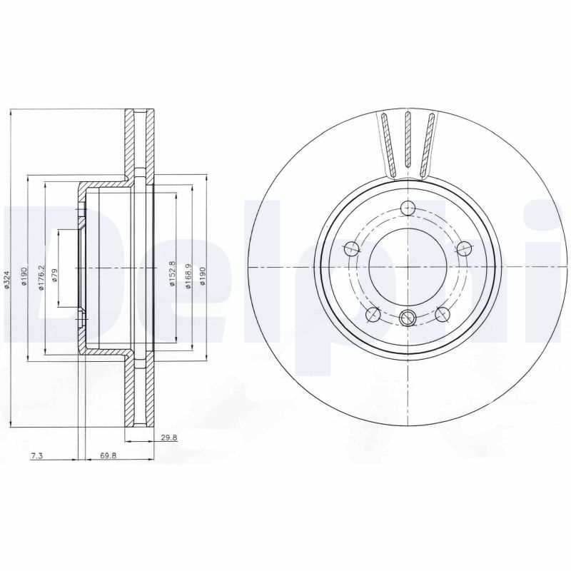 Discofreno - BG9871C DELPHI
