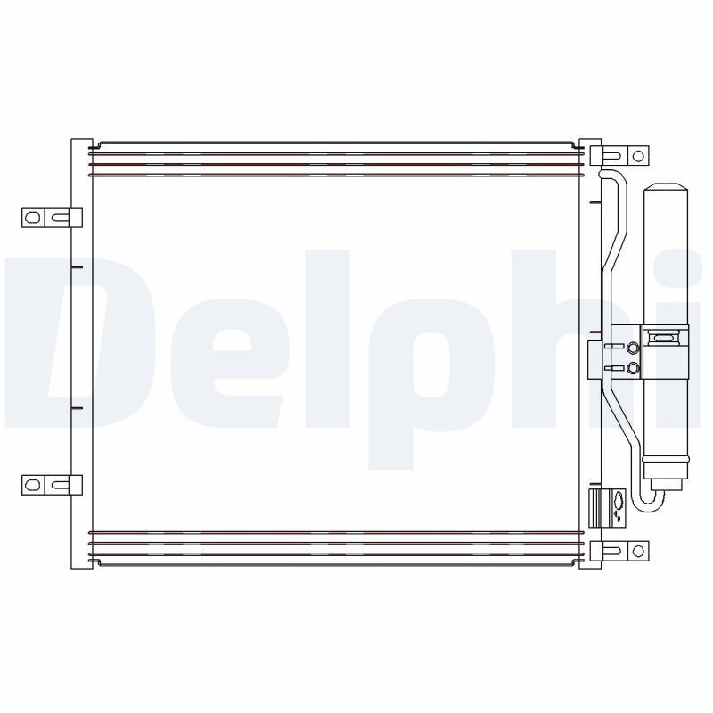 Конденсатор, кондиционер - CF20245 DELPHI