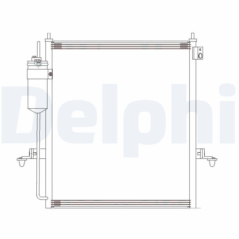 Condensatore, Climatizzatore - CF20286 DELPHI