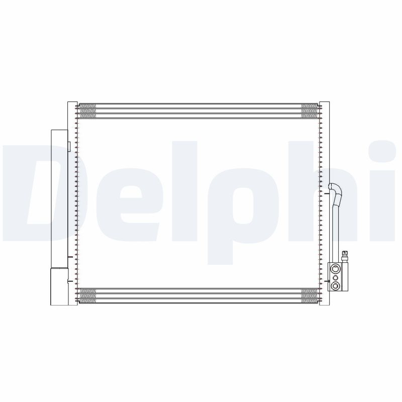 Condenser, air conditioning - CF20294 DELPHI