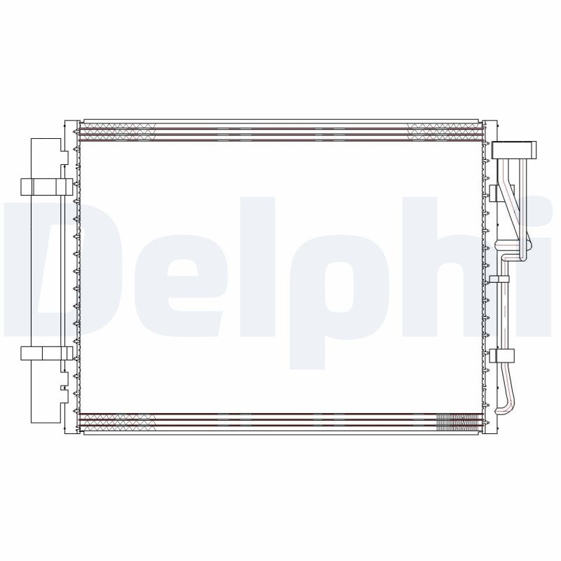 Condenser, air conditioning - CF20303 DELPHI