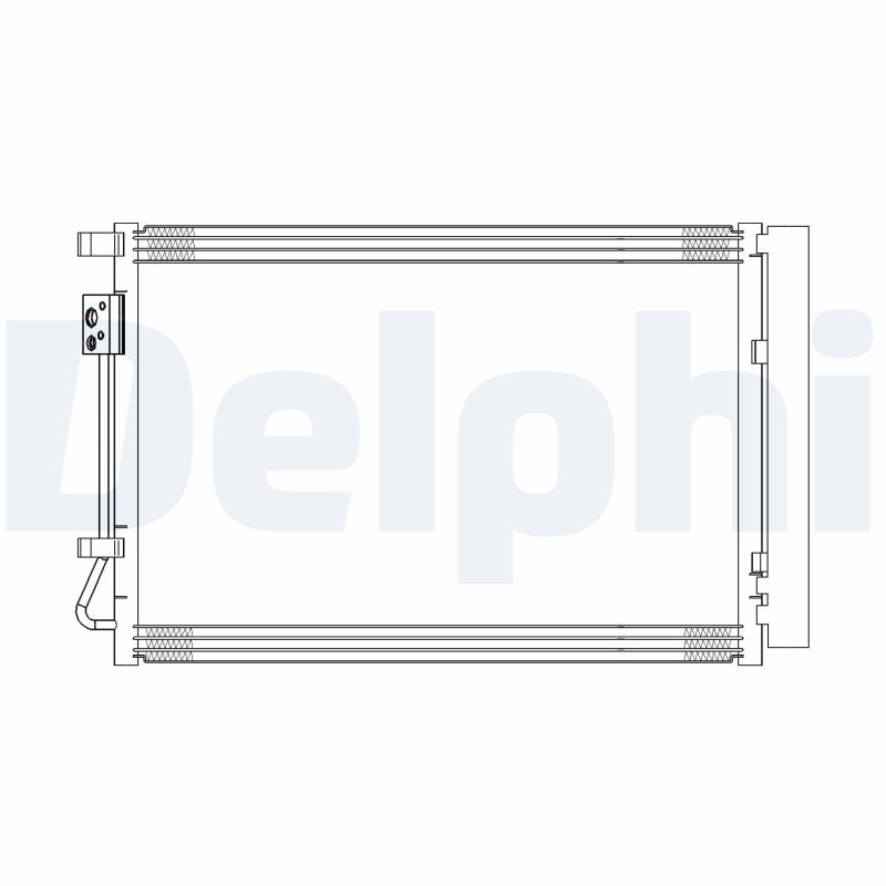 Condenser, air conditioning - CF20314 DELPHI