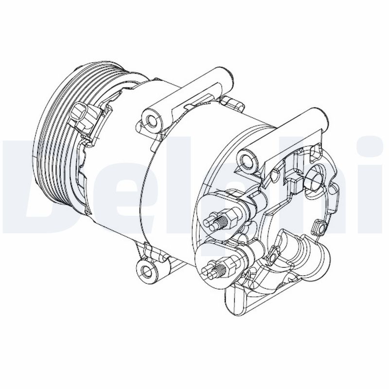 Compressor, air conditioning - CS20324 DELPHI