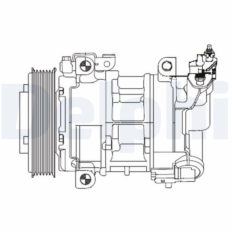 Compressor, air conditioning - CS20325 DELPHI