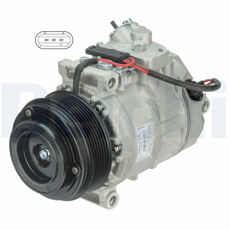 Compressor, air conditioning - CS20370 DELPHI