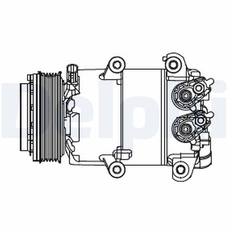 Compressor, air conditioning - CS20466 DELPHI