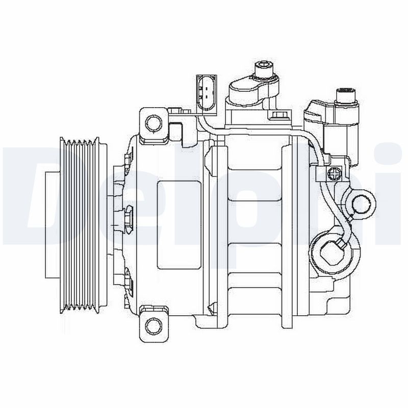 Compressor, air conditioning - CS20475 DELPHI