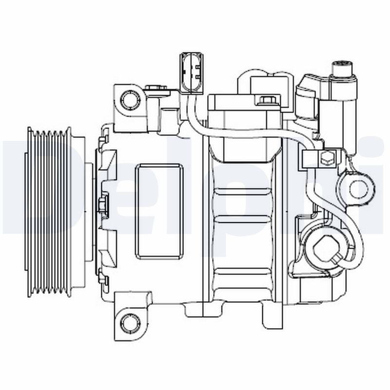 Compressor, air conditioning - CS20476 DELPHI