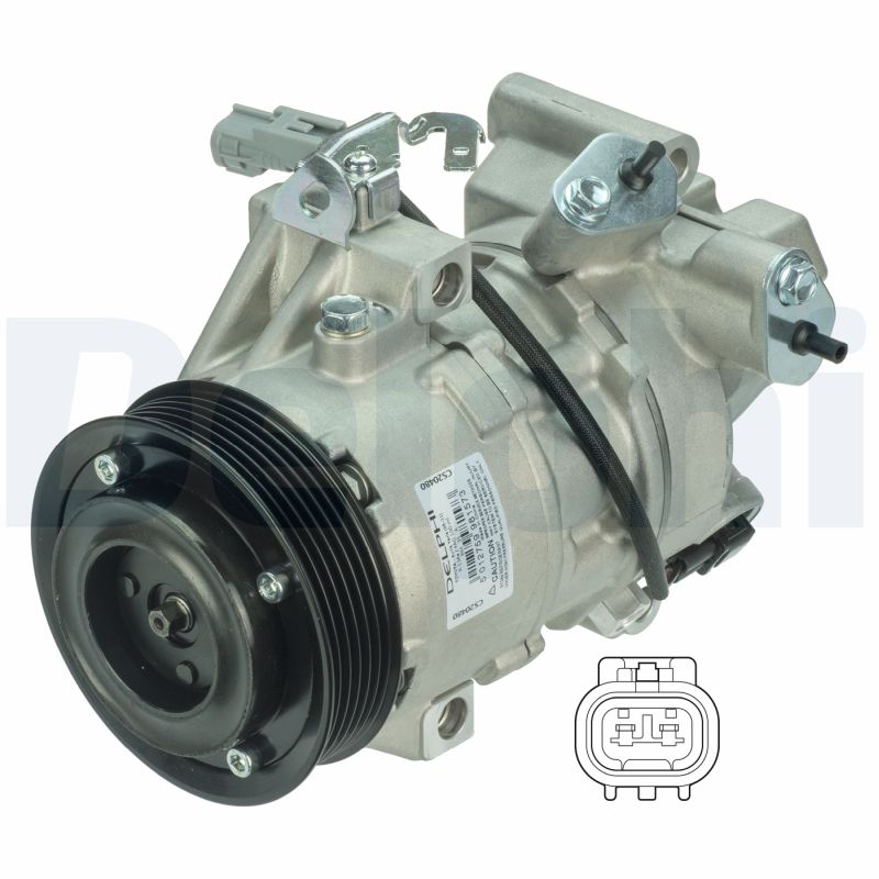 Compressor, air conditioning - CS20480 DELPHI