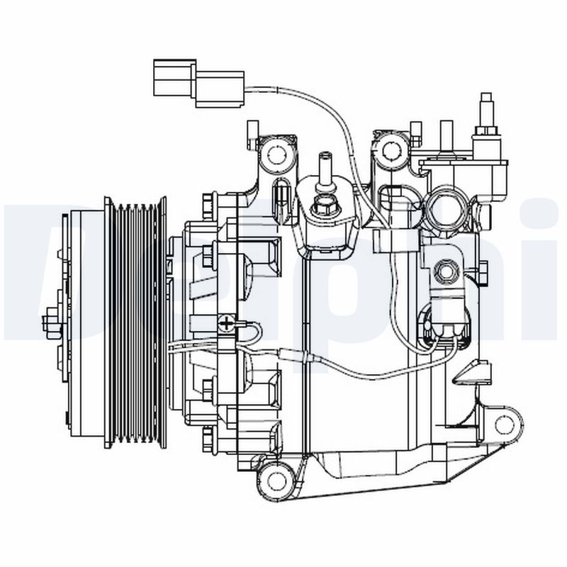 Compressor, air conditioning - CS20503 DELPHI