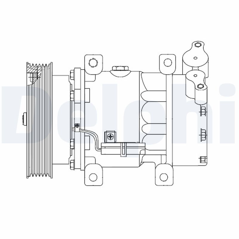 Compressore, Climatizzatore - CS20523 DELPHI