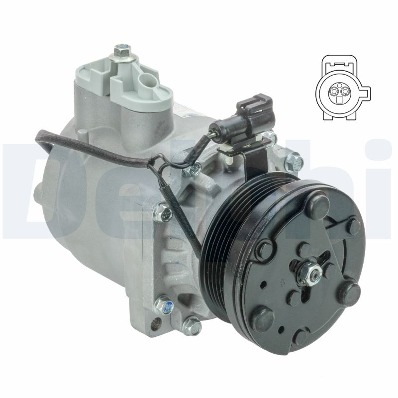 Compressor, air conditioning - CS20525 DELPHI