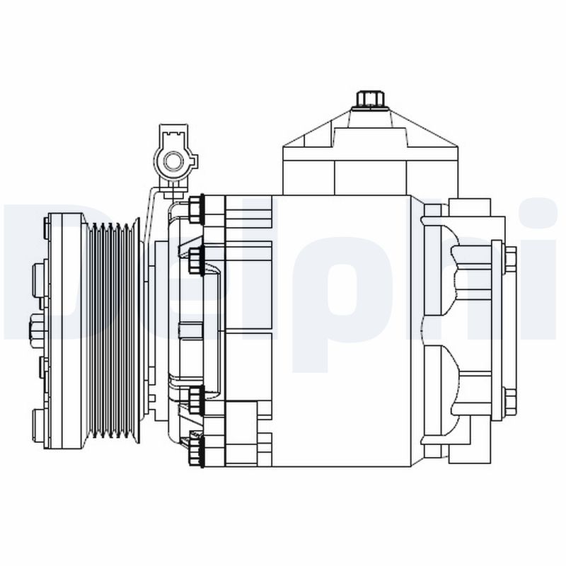Compressore, Climatizzatore - CS20525 DELPHI
