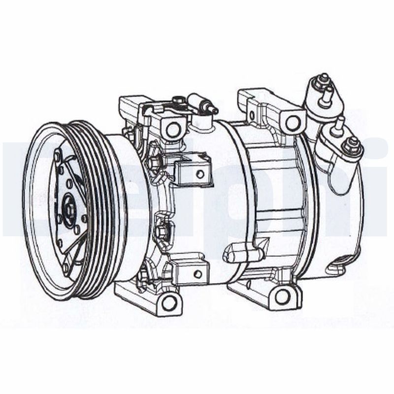 Compressore, Climatizzatore - CS20533 DELPHI