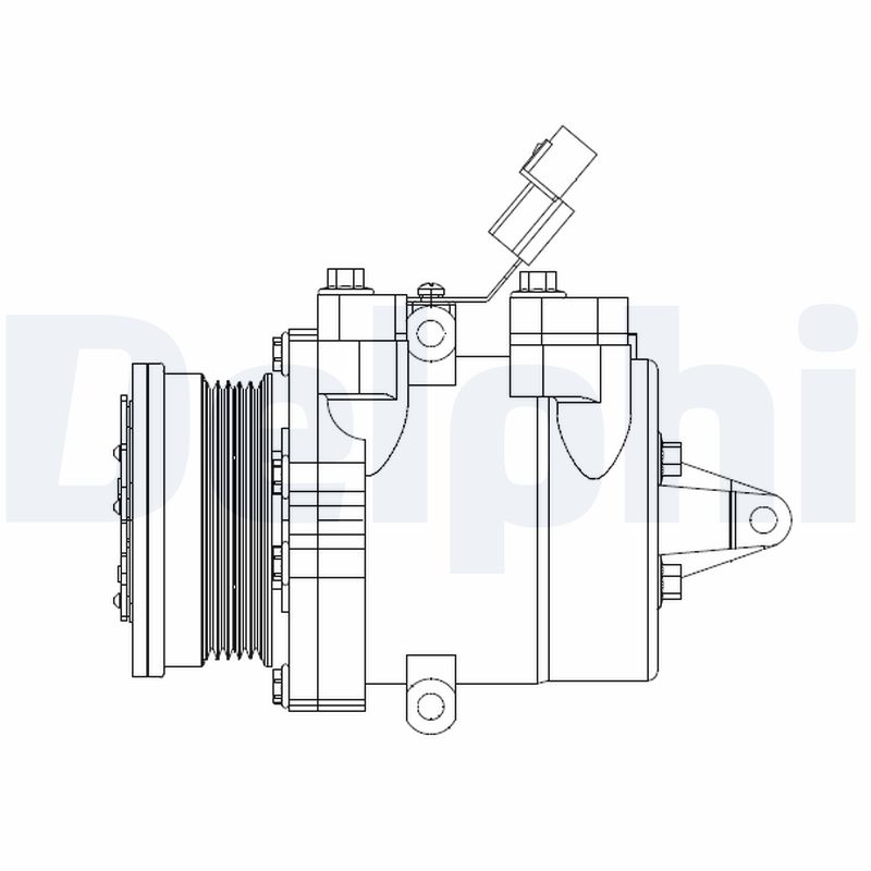 Compressor, air conditioning - CS20534 DELPHI