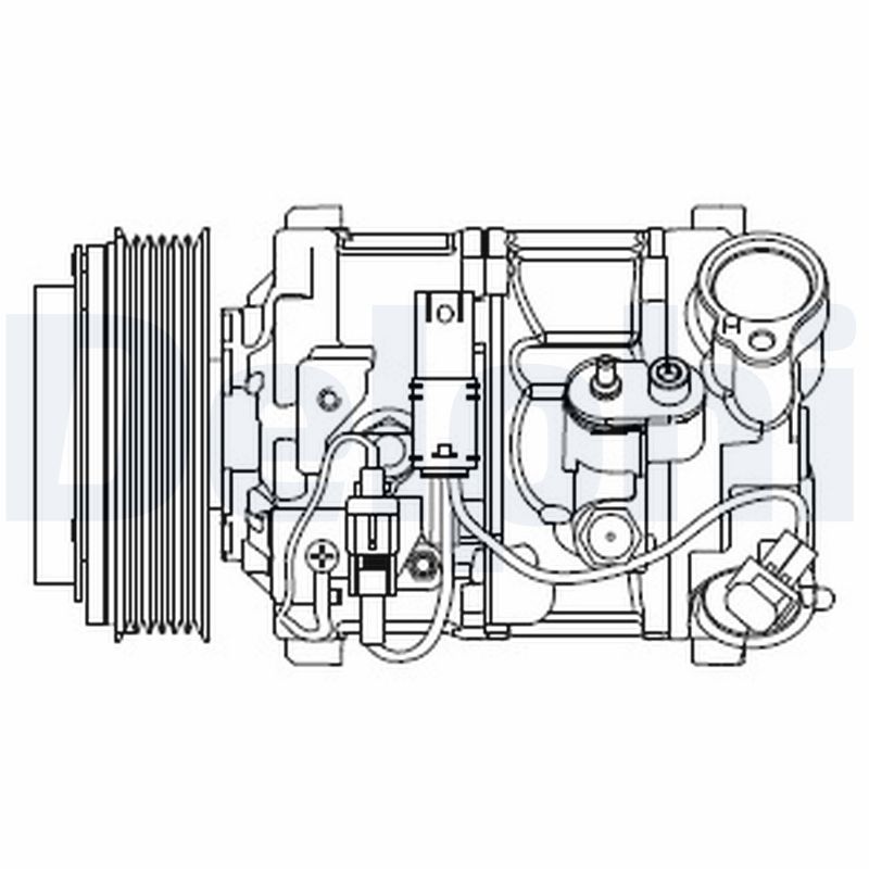 Compressore, Climatizzatore - CS20545 DELPHI