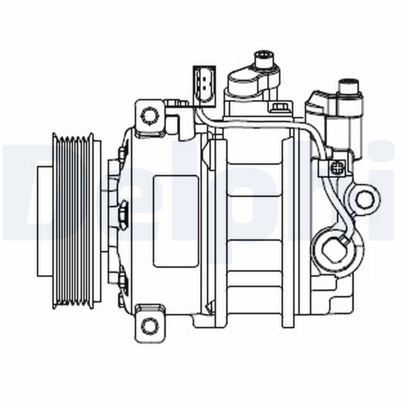 Compressor, air conditioning - CS20546 DELPHI