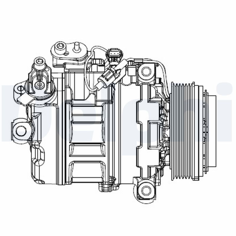 Compressor, air conditioning - CS20547 DELPHI