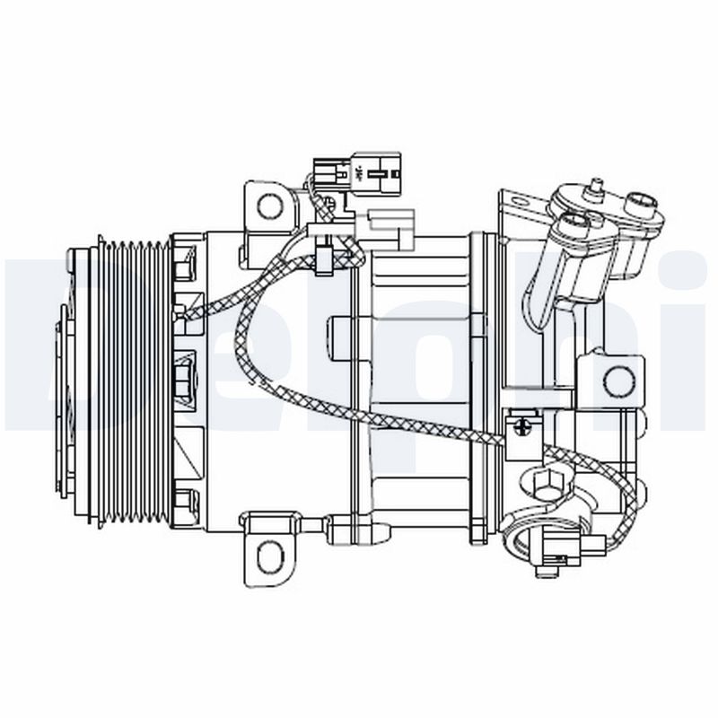Compressor, air conditioning - CS20550 DELPHI