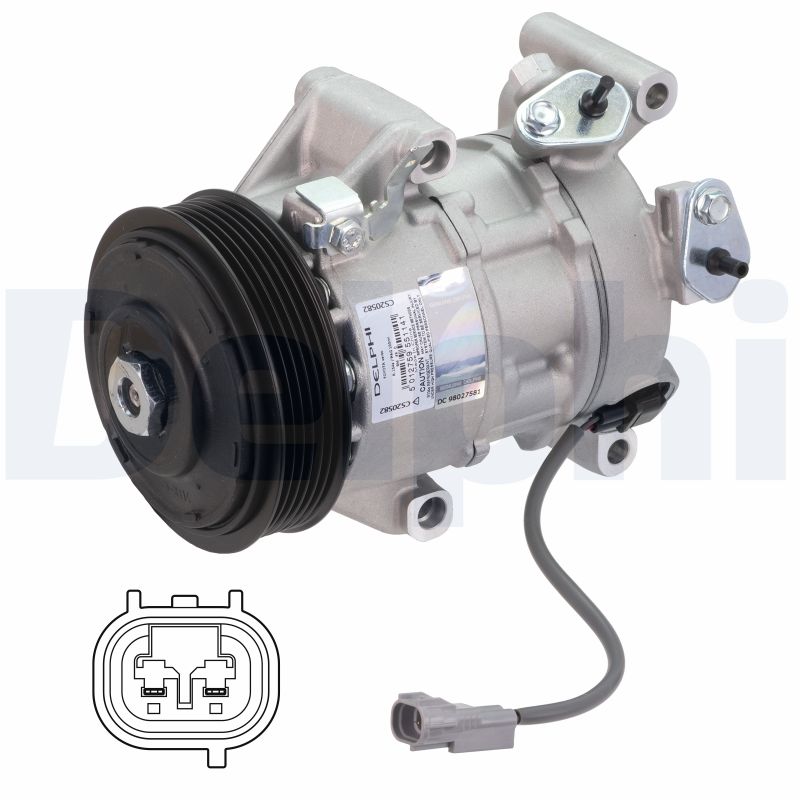Compressor, air conditioning - CS20582 DELPHI
