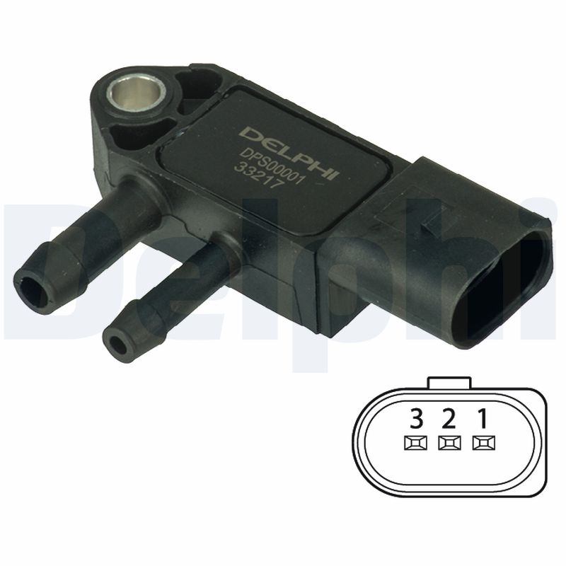 Sensore, Pressione gas scarico - DPS00001 DELPHI