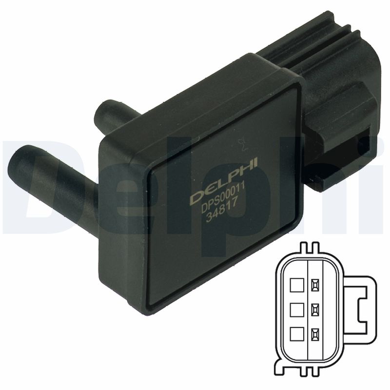 Sensor, exhaust pressure - DPS00011 DELPHI
