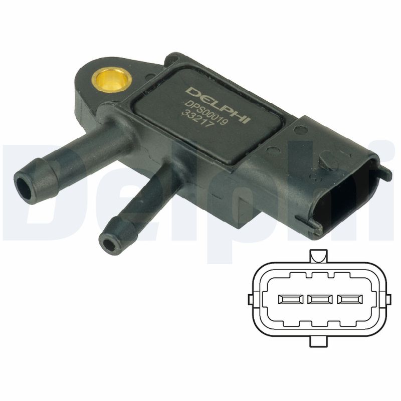 Sensore, Pressione gas scarico - DPS00019 DELPHI