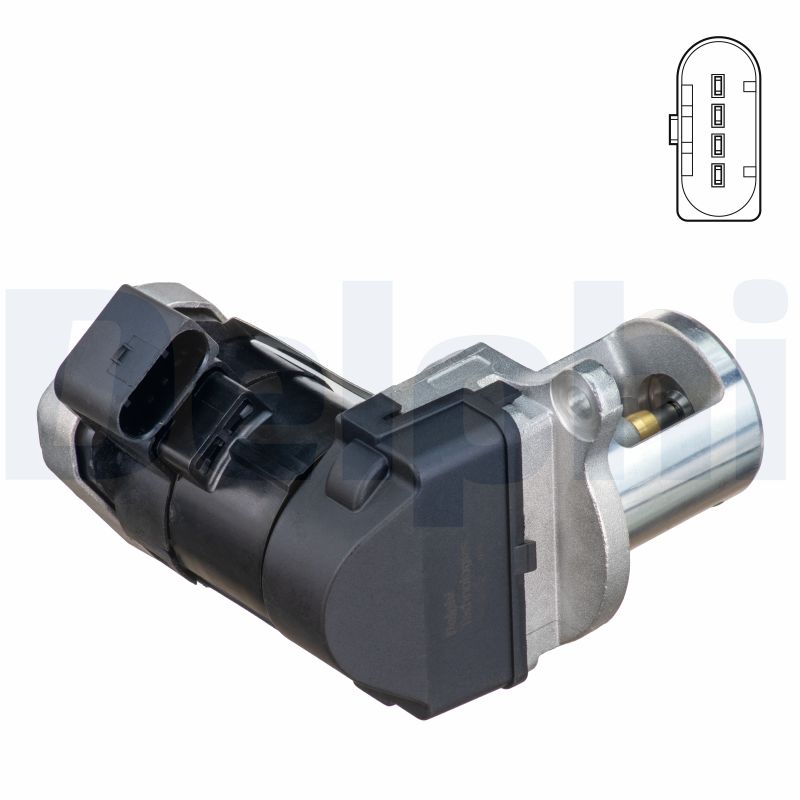 Valvola ricircolo gas scarico-EGR - EG10485-12B1 DELPHI