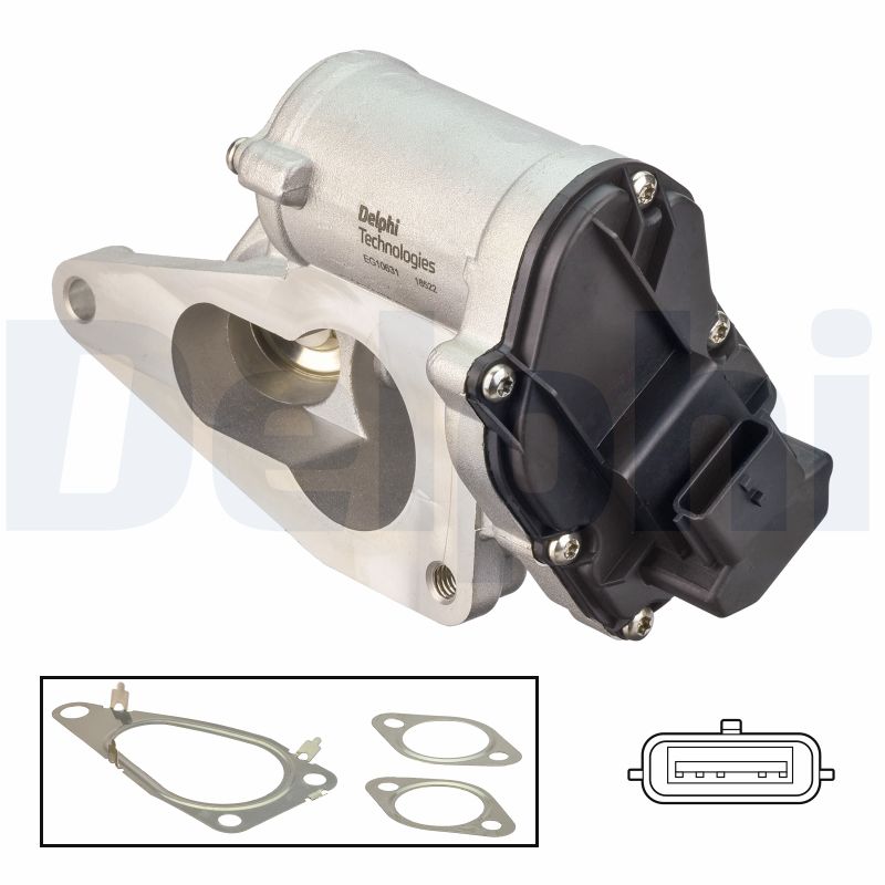 Valvola ricircolo gas scarico-EGR - EG10631-12B1 DELPHI