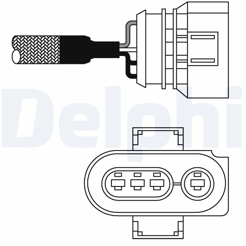 Lambda Sensor - ES10987-12B1 DELPHI