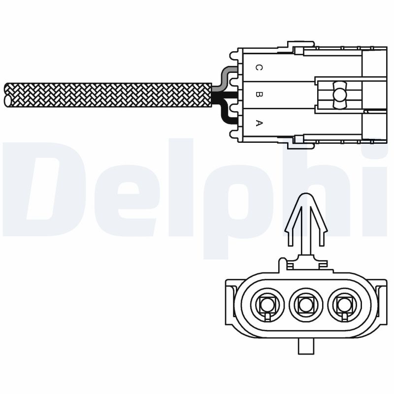 Lambda Sensor - ES10995-12B1 DELPHI