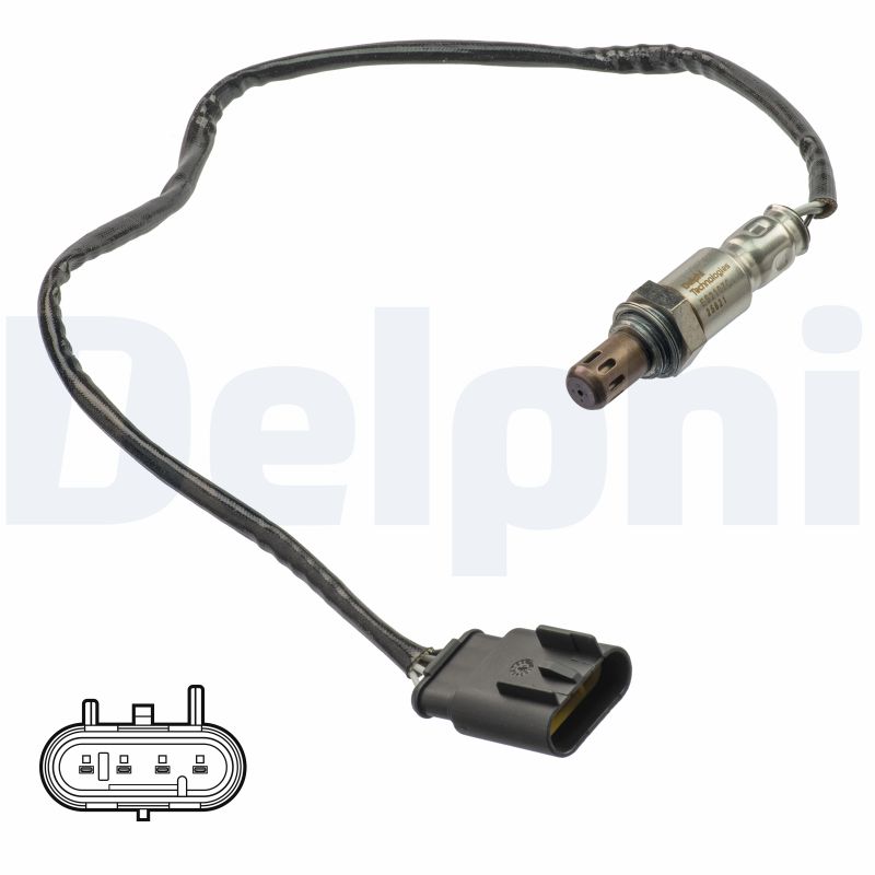 Лямбда-зонд - ES21076-12B1 DELPHI