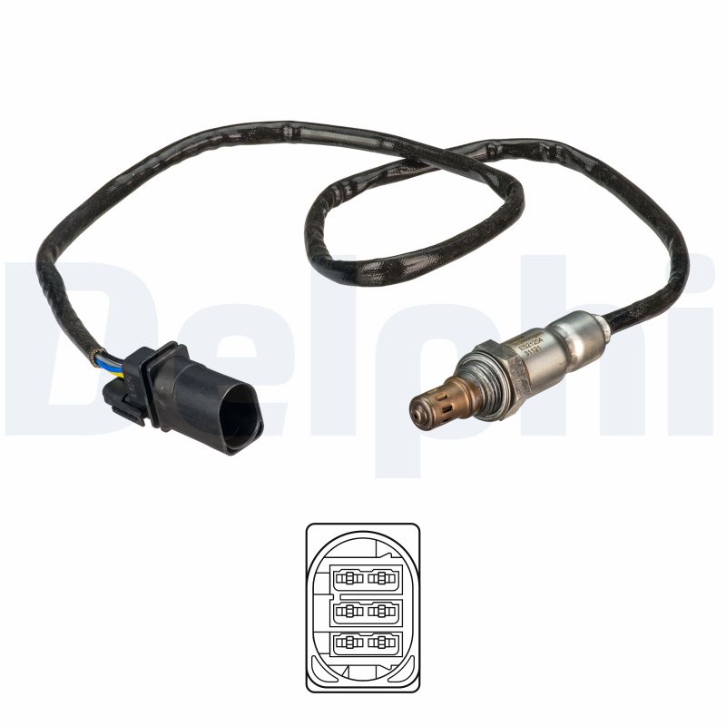 Lambda Sensor - ES21204-12B1 DELPHI