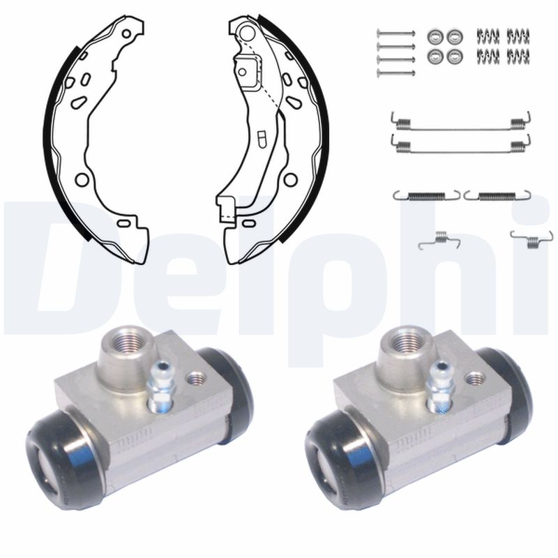 Brake Shoe Set - KP1077 DELPHI
