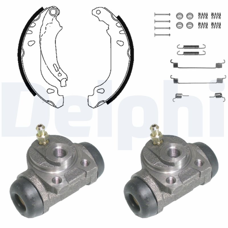 Kit ganasce freno - KP930 DELPHI